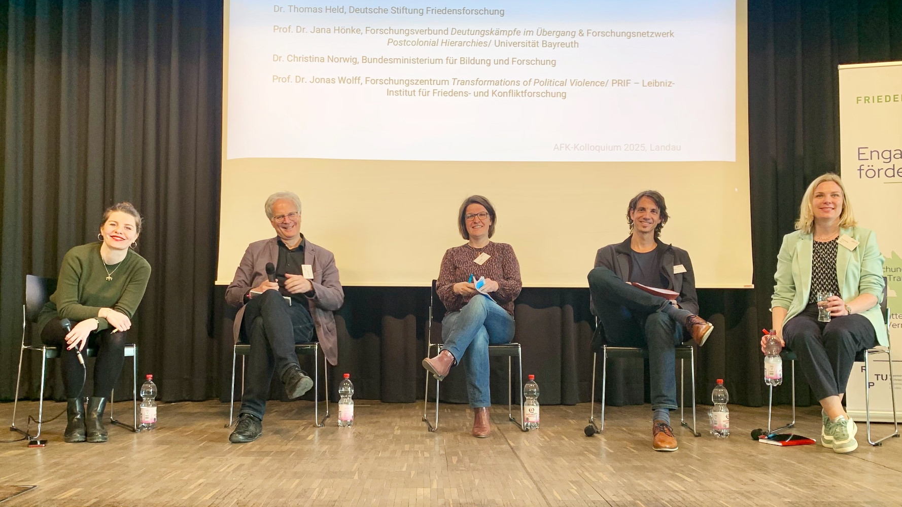 Panelists of the science policy roundtable