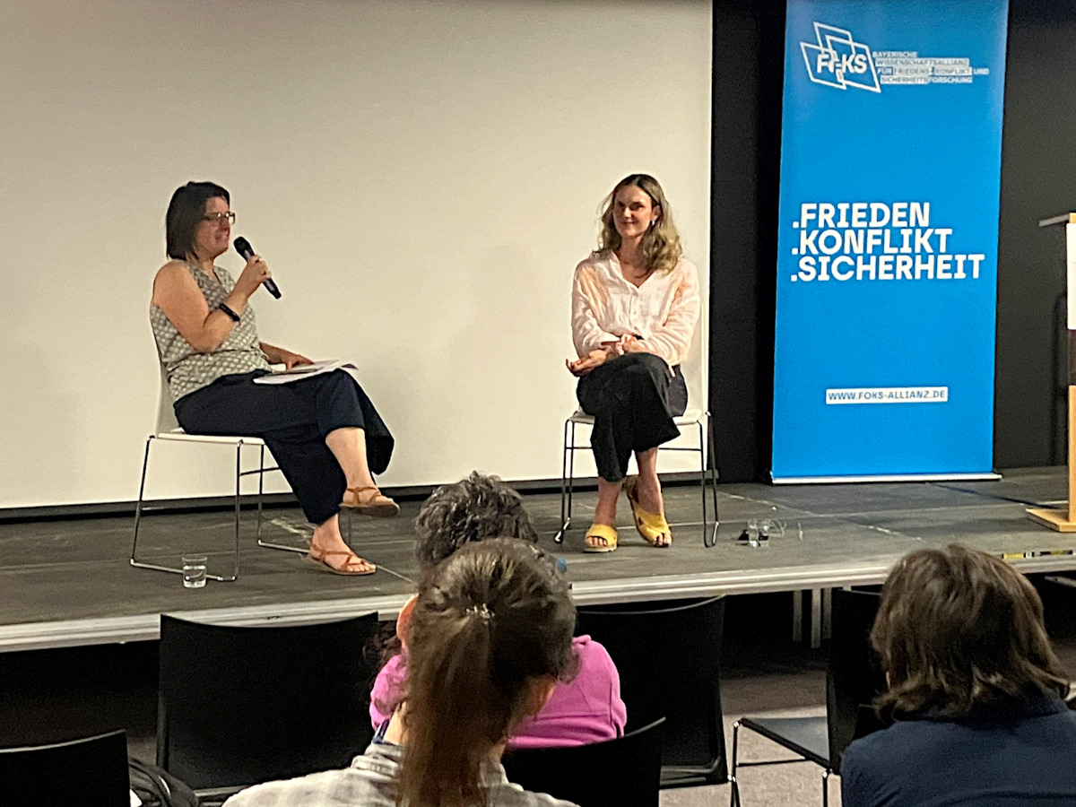 Hanna Israel & Jana Hönke during the Q&A with the audience