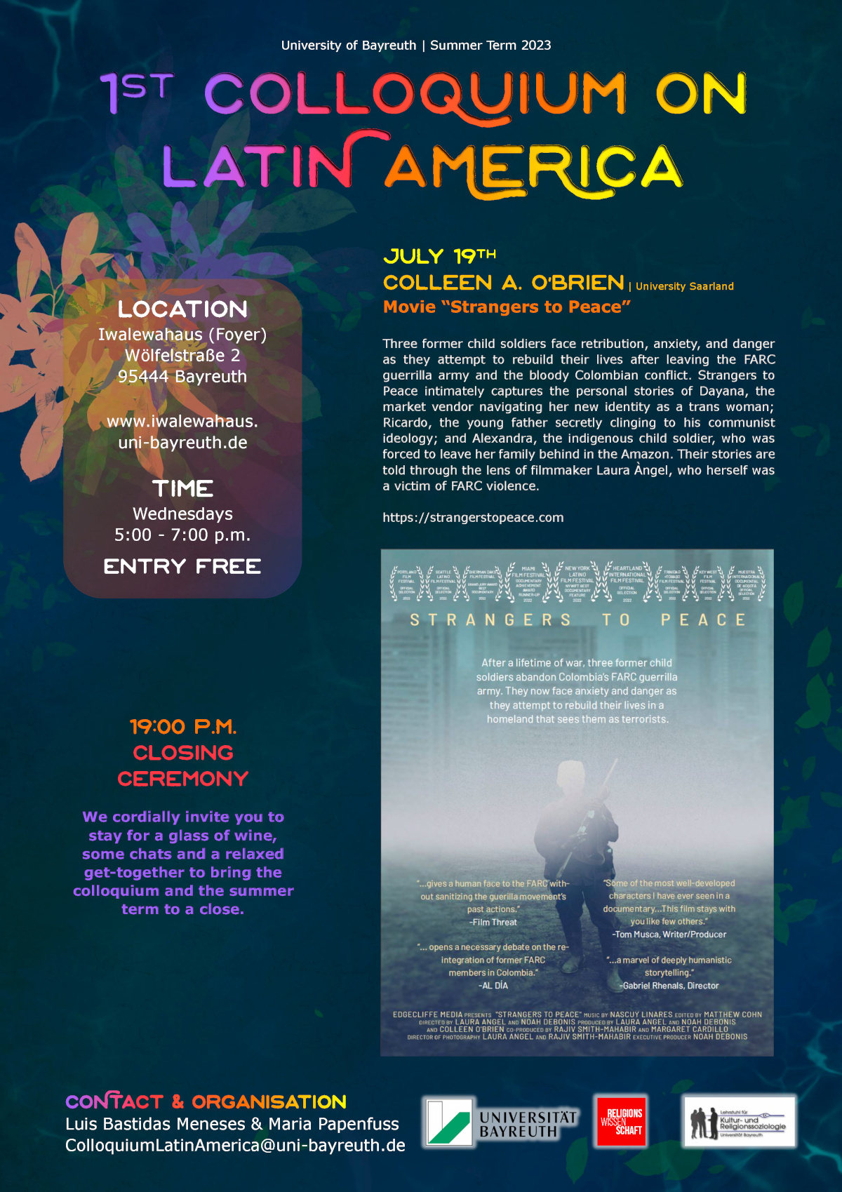 poster advertising the event